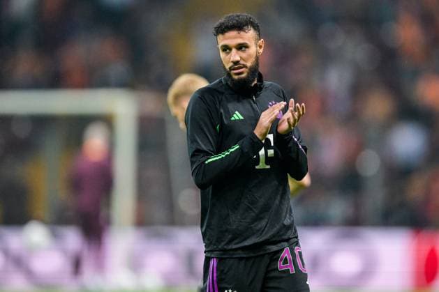 ISTANBUL - Noussair Mazraoui of FC Bayern Munich during the UEFA Champions League Group A match between Galatasaray and FC Bayern Munich at the Rams Global Stadium on October 24 in Istanbul, Turkey. ANP Hollandse Hoogte UEFA Champions League 2023 24 2023 2024 xVIxANPxSportx xGerritxvanxKeulenxIVx 481998776 originalFilename: 481998776.jpg