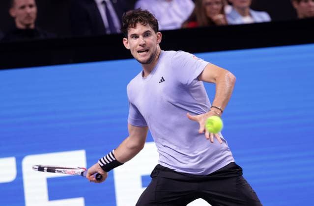 TENNIS - ATP, Tennis Herren Erste Bank Open VIENNA,AUSTRIA,24.OCT.23 - TENNIS - ATP World Tour, Erste Bank Open. Image shows Dominic Thiem (AUT).  GEPAxpictures xWalterxLuger
