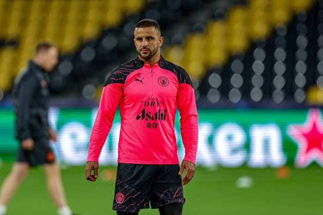 BSC Young Boys v Manchester City 24 10 2023. Press and Training Kyle Walker (2) of Manchester City during the training session and press conference, PK, Pressekonferenz ahead of the Champions League match between BSC Young Boys and Manchester City at Stade de Suisse, Wankdorf, Switzerland on 24 October 2023. Editorial use only , Copyright: xNigelxKeenex PSI-18279-0024