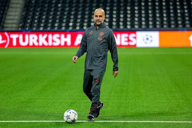 BSC Young Boys v Manchester City 24 10 2023. Press and Training Pep Guardiola Manager of Manchester City during the training session and press conference, PK, Pressekonferenz ahead of the Champions League match between BSC Young Boys and Manchester City at Stade de Suisse, Wankdorf, Switzerland on 24 October 2023. Editorial use only , Copyright: xNigelxKeenex PSI-18279-0033