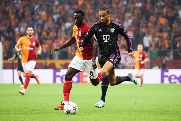 Leroy Sane (Muenchen 10), Galatasaray Istanbul vs. FC Bayern Muenchen, Fussball, Champions-League, Gruppenphase, Saison 2023-24, 3. Spieltag, 24.10.2023 Galatasaray Istanbul vs. FC Bayern Muenchen, Fussball, Champions-League, Gruppenphase, Saison 2023-24, 3. Spieltag, 24.10.2023, Copyright: xEibner-Pressefoto JoergxNiebergax EP_EER