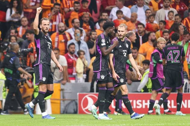 EDITORIAL USE ONLY No use with unauthorised audio, video, data, fixture lists, club league logos or live services. Online in-match use limited to 120 images, no video emulation. No use in betting, games or single club league player publications. Galatasaray v Bayern Munich, UEFA Champions League, Group A, Football, RAMS Park, Istanbul, Turkiye - 24 Oct 2023 EDITORIAL USE ONLY No use with unauthorised audio, video, data, fixture lists, club league logos or live services. Online in-match use limited to 120 images, no video emulation. No use in betting, games or single club league player publications. Copyright: xJakexKirkman Shutterstockx 14164165p
