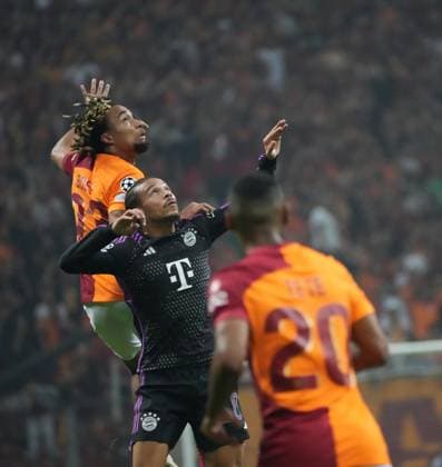 Galatasaray™s Sacha Boey during Galatasaray - Bayern Munich UEFA Champions League Game at Rams Stadium in Istanbul, Turkey. 18108704