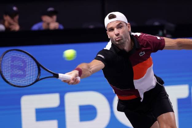 TENNIS - ATP, Tennis Herren Erste Bank Open VIENNA,AUSTRIA,24.OCT.23 - TENNIS - ATP World Tour, Erste Bank Open. Image shows Grigor Dimitrov (BUL).  GEPAxpictures xWalterxLuger