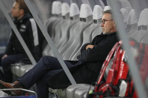 24.10.2023, xtgx, Fussball, UEFA Champions League, 1.FC Union Berlin - SSC Neapel emspor, v.l. Urs Fischer (Union Berlin, Trainer) (DFL DFB REGULATIONS PROHIBIT ANY USE OF PHOTOGRAPHS as IMAGE SEQUENCES and or QUASI-VIDEO) Olympiastadion