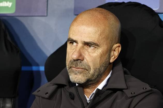 LENS - PSV Eindhoven coach Peter Bosz during the UEFA Champions League group B match between RC Lens and PSV Eindhoven at the Stade Bollaert-Delelis on October 24, 2023 in Lens, France. ANP MAURICE VAN STEEN UEFA Champions League 2023 24 2023 2024 xVIxANPxSportx xxANPxIVx 482012457 originalFilename: 482012457.jpg
