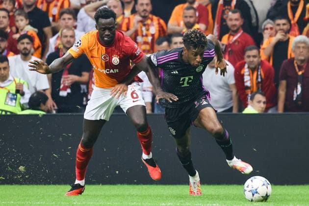 Kingsley Coman (Muenchen 11), Galatasaray Istanbul vs. FC Bayern Muenchen, Fussball, Champions-League, Gruppenphase, Saison 2023-24, 3. Spieltag, 24.10.2023 Galatasaray Istanbul vs. FC Bayern Muenchen, Fussball, Champions-League, Gruppenphase, Saison 2023-24, 3. Spieltag, 24.10.2023, Copyright: xEibner-Pressefoto JoergxNiebergax EP_EER
