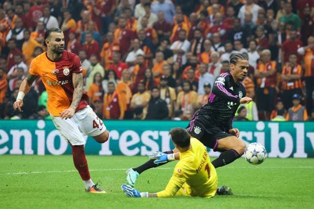 Leroy Sane (Muenchen 10), Galatasaray Istanbul vs. Bayern Muenchen, Champions-League, Gruppenphase, 3. Spieltag, Saison 2023-24, 24.10.2023, Galatasaray Istanbul vs. FC Bayern Muenchen, Fussball, Champions-League, Gruppenphase, Saison 2023-24, 3. Spieltag, 24.10.2023, Copyright: xEibner-Pressefoto JoergxNiebergax EP_EER