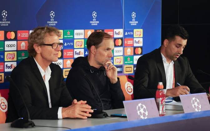 Thomas Tuchel, Trainer Muenchen, bei der Pressekonferenz nach dem Spiel, Galatasaray Istanbul vs. FC Bayern Muenchen, Fussball, Champions-League, Gruppenphase, Saison 2023-24, 3. Spieltag, 24.10.2023 Galatasaray Istanbul vs. FC Bayern Muenchen, Fussball, Champions-League, Gruppenphase, Saison 2023-24, 3. Spieltag, 24.10.2023, Copyright: xEibner-Pressefoto JoergxNiebergax EP_EER