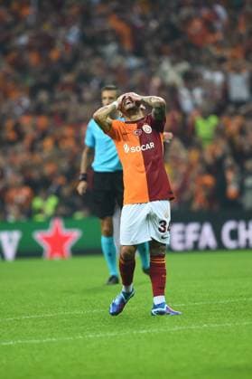 Lucas Torreira of Galatasaray during the UEFA Champions League match between Galatasaray A.S. and FC Bayern München at RAMS PARK Arena on October 24, 2023 in Istanbul, Turkey. Istanbul Turkey Copyright: xSeskimPhotox Gsaray-BMunich_241023 (195)