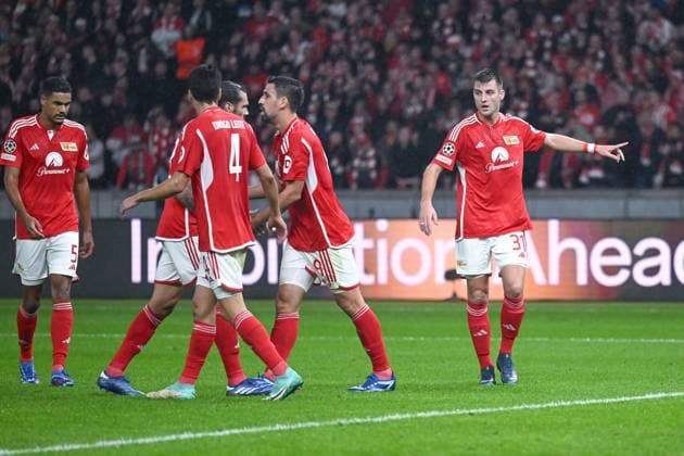 24.10.2023, Fussball, Champions League, 3. Spieltag, Saison 2023 2024, 1.FC Union Berlin - SSC Neapel, Robin Knoche (Union Berlin) xRHR-FOTO TKx Copyright: RHR-FOTOx RHR-FOTO TK