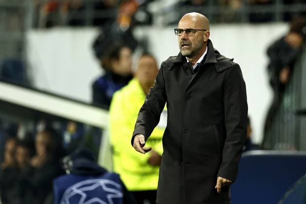 LENS - PSV Eindhoven coach Peter Bosz during the UEFA Champions League group B match between RC Lens and PSV Eindhoven at the Stade Bollaert-Delelis on October 24, 2023 in Lens, France. ANP MAURICE VAN STEEN UEFA Champions League 2023 24 2023 2024 xVIxANPxSportx xxANPxIVx 482016383 originalFilename: 482016383.jpg