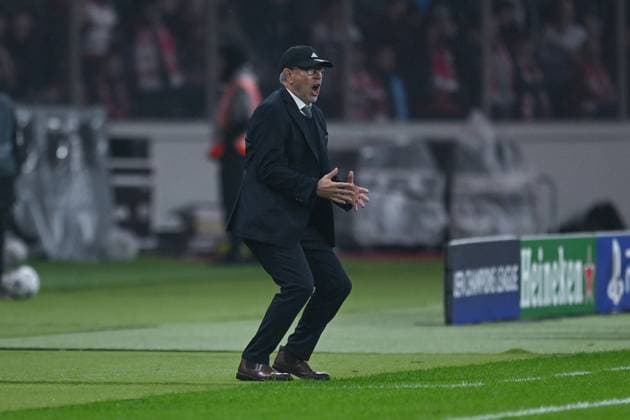 24.10.2023, Fussball, Champions League, 3. Spieltag, Saison 2023 2024, 1.FC Union Berlin - SSC Neapel, Urs Fischer (Union Berlin) xRHR-FOTO TKx Copyright: RHR-FOTOx RHR-FOTO TK