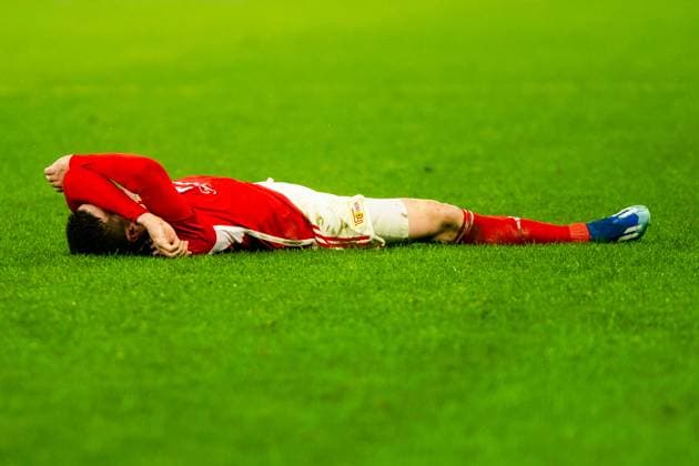24.10.2023, xfrx, Fussball UEFA Champions League, Union Berlin - SSC Neapel emspor, v.l. Robin Gosens (Union Berlin) (DFL DFB REGULATIONS PROHIBIT ANY USE OF PHOTOGRAPHS as IMAGE SEQUENCES and or QUASI-VIDEO) Berlin