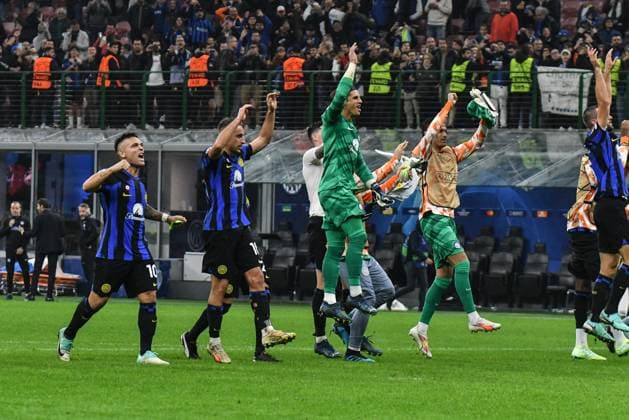 UEFA Champions League football match - Inter - FC Internazionale vs FC Salzburg final exultance Inter - - Inter-Salisburgo - UEFA Champions League during Inter - FC Internazionale vs FC Salzburg, UEFA Champions League football match in Milan, Italy, October 24 2023 Milan Italy  Copyright: xIPAxSport ABACAx BRIPASport20231025_189 IPAxSport ABACAx BRIPASport20231025_189