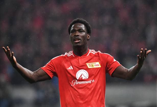 Fussball, Herren, Saison 2023 2024, UEFA Champions League (Gruppe C, 3. Spieltag), 1. FC Union Berlin - SSC Neapel, David Datro Fofana (1. FC Union Berlin), 24.10. 2023, Copyright: xMatthiasxKochx