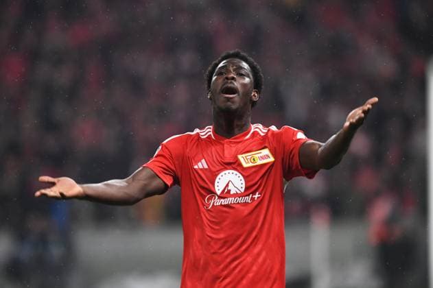 Fussball, Herren, Saison 2023 2024, UEFA Champions League (Gruppe C, 3. Spieltag), 1. FC Union Berlin - SSC Neapel, David Datro Fofana (1. FC Union Berlin), 24.10. 2023, Copyright: xMatthiasxKochx