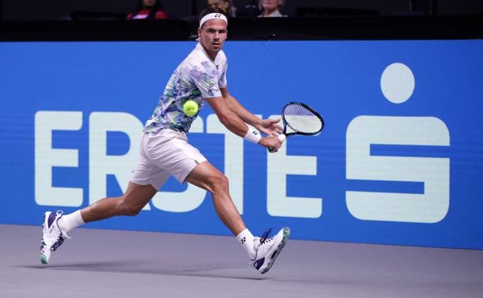 TENNIS - ATP, Tennis Herren Erste Bank Open VIENNA,AUSTRIA,25.OCT.23 - TENNIS - ATP World Tour, Erste Bank Open. Image shows Daniel Altmaier (GER).  GEPAxpictures xWalterxLuger