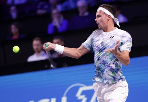 TENNIS - ATP, Tennis Herren Erste Bank Open VIENNA,AUSTRIA,25.OCT.23 - TENNIS - ATP World Tour, Erste Bank Open. Image shows Daniel Altmaier (GER).  GEPAxpictures xWalterxLuger