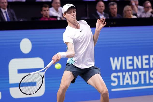 TENNIS - ATP, Tennis Herren Erste Bank Open VIENNA,AUSTRIA,25.OCT.23 - TENNIS - ATP World Tour, Erste Bank Open. Image shows Jannik Sinner (ITA).  GEPAxpictures xWalterxLuger