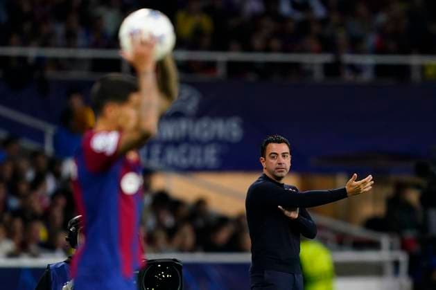 ESP: FC Barcelona, Barca FC Shakhtar Donestz. UEFA Champions League match, Group H, date 3 FC Barcelona head coach Xavi Hernandez during the UEFA Champions League match, Group H, between FC Barcelona and FC Shakhtar Donestz played at Lluis Companys Stadium on October 25, 2023 in Barcelona, Spain. kpng Copyright: xSergioxRuizx xPRESSINPHOTOx PS_231025_017