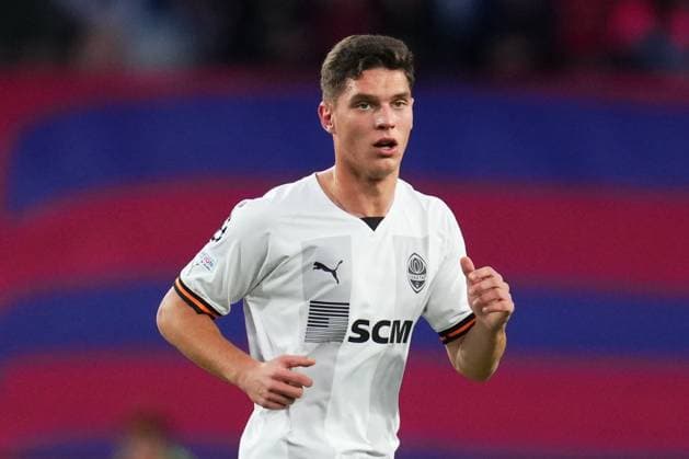 ESP: FC Barcelona, Barca FC Shakhtar Donestz. UEFA Champions League match, Group H, date 3 Heorhii Sudakov of Shakhtar Donetsk during the UEFA Champions League match, Group H, between FC Barcelona and FC Shakhtar Donestz played at Lluis Companys Stadium on October 25, 2023 in Barcelona, Spain. kpng Copyright: xSergioxRuizx xPRESSINPHOTOx PS_231025_935