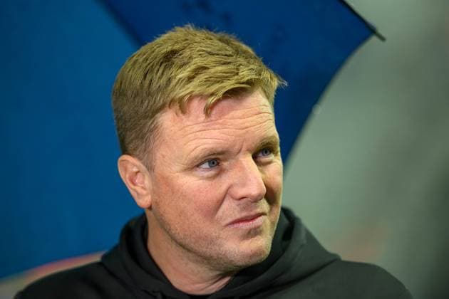 Newcastle United v Borussia Dortmund Champions League 25 10 2023. Newcastle manager, Eddie Howe before the UEFA Champions League match between Newcastle United and Borussia Dortmund at St. James Park, Newcastle, England on 25 October 2023. Newcastle St. James Park Tyne and Wear England Editorial use only , Copyright: xMalcolmxMackenziex PSI-18273-0003