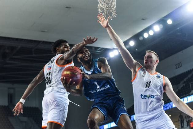 Sport Themen der Woche KW43 Sport Bilder des Tages Turk Telekom - Ratiopharm Ulm BTK Euro Cup Basketball match in Ankara, Turkey, on 25 October 2023. (Depo Photos) 18110430