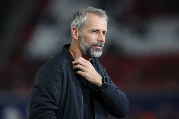 25.10.2023, xtgx, Fussball, UEFA Champions League, RB Leipzig - Roter Stern Belgrad emspor, v.l. Marco Rose (Leipzig, Trainer) (DFL DFB REGULATIONS PROHIBIT ANY USE OF PHOTOGRAPHS as IMAGE SEQUENCES and or QUASI-VIDEO) Leipzig