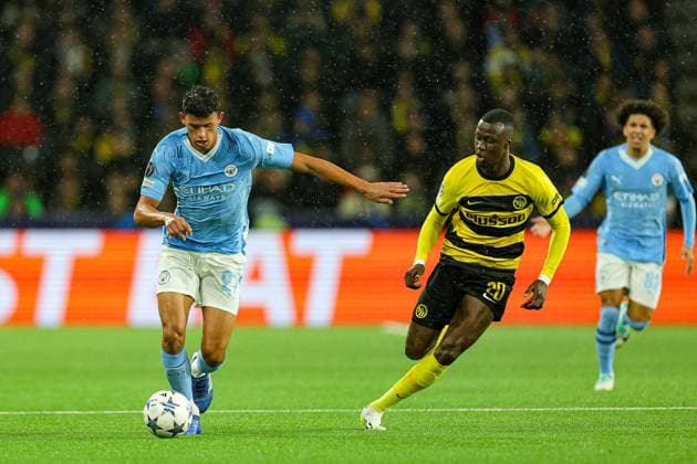 BSC Young Boys v Manchester City Champions League 25 10 2023. Copyright: xNigelxKeenex PSI-18264-0008