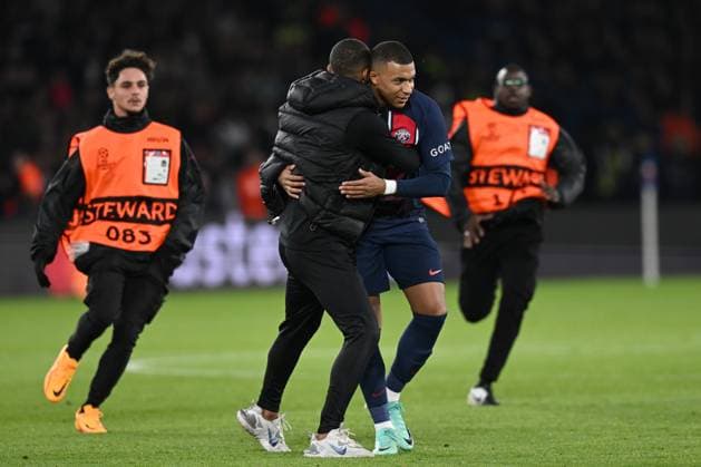 Db Parigi 25 10 2023 - Champions League Paris Saint Germain-Milan foto Daniele Buffa Image nella foto: Kyllian MbappeÕ 
