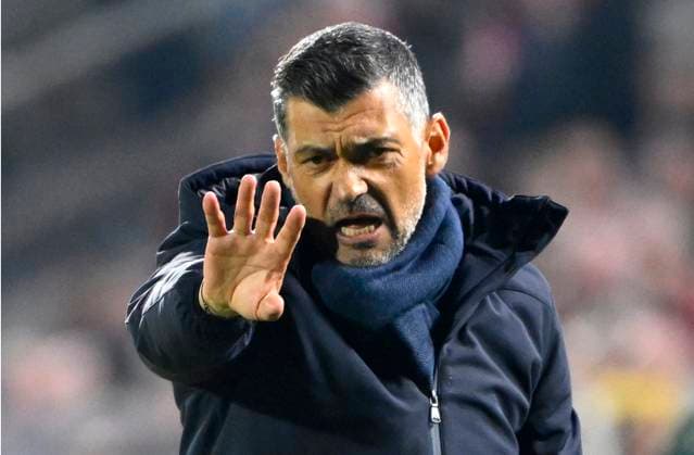 Royal Antwerp FC v FC Porto - UEFA Champions League DEURNE, BELGIUM - OCTOBER 25 : Conceicao Sergio head coach of Porto during the UEFA Champions League group H match between Royal Antwerp FC and FC Porto on October 25, 2023 in Deurne, Belgium, 25 10 2023 Deurne Belgium  Copyright: xVincentxKalutx