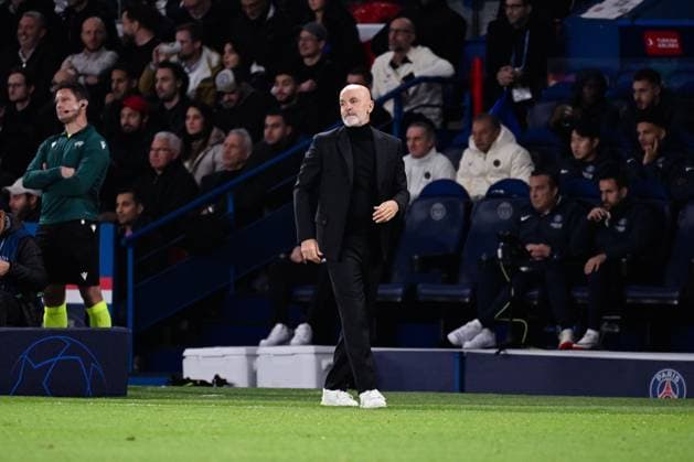 Stefano Pioli ( entraineur Milan ) - FOOTBALL : Paris Saint Germain vs Milan - Ligue des Champions - 25 10 2023 FedericoPestellini Panoramic 