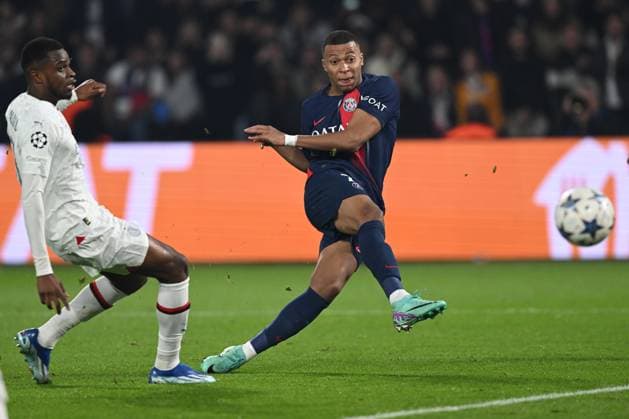 Db Parigi 25 10 2023 - Champions League Paris Saint Germain-Milan foto Daniele Buffa Image nella foto: Kylian Mbappe™ 