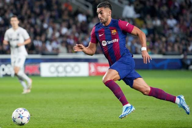 ESP: FC Barcelona, Barca FC Shakhtar Donestz. UEFA Champions League match, Group H, date 3 Ferran Torres of FC Barcelona during the UEFA Champions League match, Group H, between FC Barcelona and FC Shakhtar Donestz played at Lluis Companys Stadium on October 25, 2023 in Barcelona, Spain. kpng Copyright: xAlexxCarrerasx xImagox AC_231025_1001