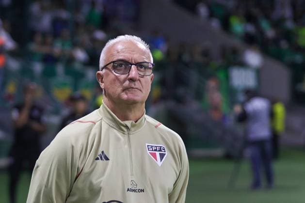 Palmeiras x São Paulo SÃO PAULO, SP - 25.10.2023: PALMEIRAS X SÃO PAULO - Coach Dorival Jr. during a match between Palmeiras and São Paulo valid for the 29th round of the 2023 Brazilian Championship held at Allianz Parque in São Paulo on Wednesday night (25). (Photo: Yuri Murakami Fotoarena) x2452325x  YurixMurakami