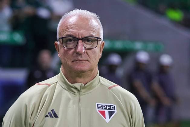 Palmeiras x São Paulo SÃO PAULO, SP - 25.10.2023: PALMEIRAS X SÃO PAULO - Coach Dorival Jr. during a match between Palmeiras and São Paulo valid for the 29th round of the 2023 Brazilian Championship held at Allianz Parque in São Paulo on Wednesday night (25). (Photo: Yuri Murakami Fotoarena) x2452330x  YurixMurakami