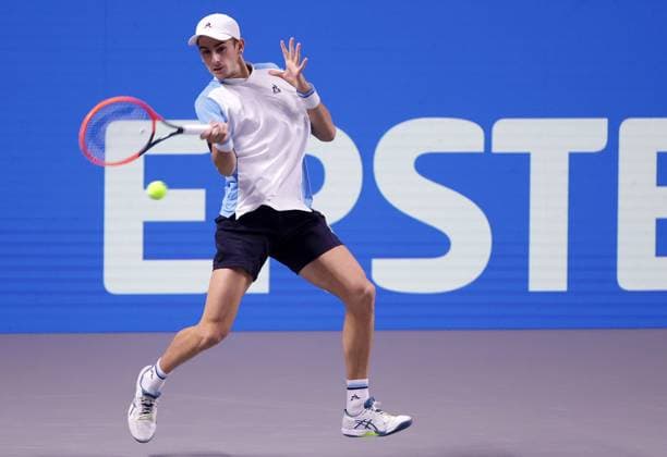 TENNIS - ATP, Tennis Herren Erste Bank Open VIENNA,AUSTRIA,26.OCT.23 - TENNIS - ATP World Tour, Erste Bank Open. Image shows Matteo Arnaldi (ITA).  GEPAxpictures xWalterxLuger