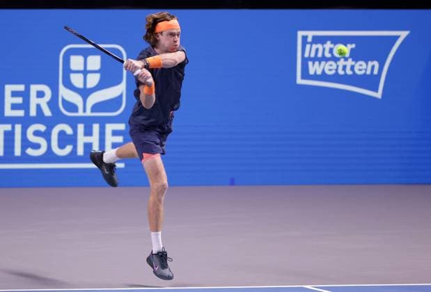 TENNIS - ATP, Tennis Herren Erste Bank Open VIENNA,AUSTRIA,26.OCT.23 - TENNIS - ATP World Tour, Erste Bank Open. Image shows Andrey Rublev (RUS).  GEPAxpictures xWalterxLuger