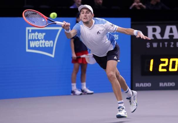 TENNIS - ATP, Tennis Herren Erste Bank Open VIENNA,AUSTRIA,26.OCT.23 - TENNIS - ATP World Tour, Erste Bank Open. Image shows Matteo Arnaldi (ITA).  GEPAxpictures xWalterxLuger