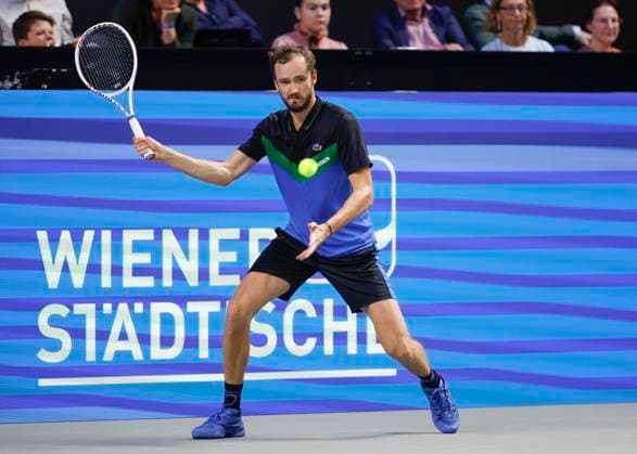 Daniil Medvedev Tennis - ERSTE BANK OPEN 2023 - ATP, Tennis Herren 500 - Stadthalle - Wien - - Oesterreich - 26 October 2023. Copyright: xJuergenxHasenkopfx