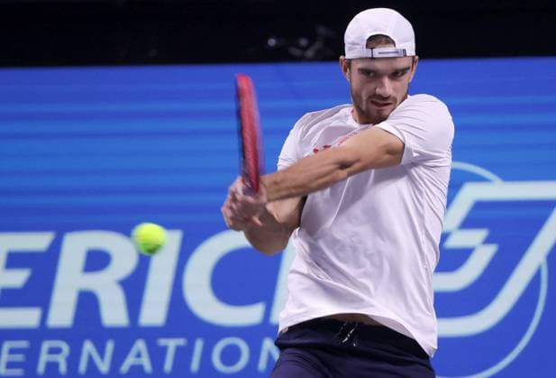 TENNIS - ATP, Tennis Herren Erste Bank Open VIENNA,AUSTRIA,26.OCT.23 - TENNIS - ATP World Tour, Erste Bank Open. Image shows Tomas Machac (CZE).  GEPAxpictures xWalterxLuger