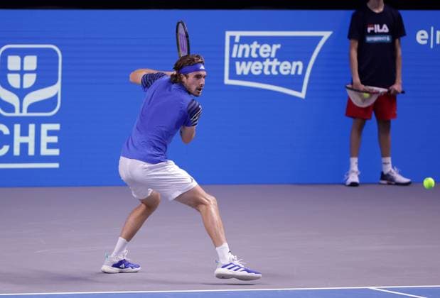 TENNIS - ATP, Tennis Herren Erste Bank Open VIENNA,AUSTRIA,26.OCT.23 - TENNIS - ATP World Tour, Erste Bank Open. Image shows Stefanos Tsitsipas (GRE).  GEPAxpictures xWalterxLuger