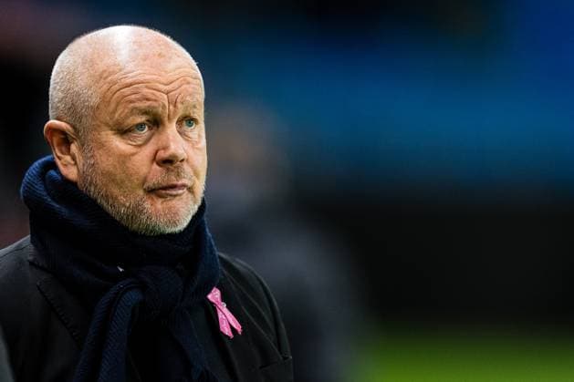 231026 Per-Mathias Hogmo, head coach of Häcken, ahead of the UEFA Europa League football match between Molde and Häcken on October 26, 2023 in Molde. Photo: Marius Simensen BILDBYRAN Cop 238 bbeng football fotball fotboll häcken molde uefa uefa europa league Copyright: MARIUSxSIMENSEN BB231026BB442