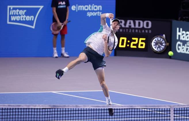 TENNIS - ATP, Tennis Herren Erste Bank Open VIENNA,AUSTRIA,26.OCT.23 - TENNIS - ATP World Tour, Erste Bank Open. Image shows Jannik Sinner (ITA).  GEPAxpictures xWalterxLuger