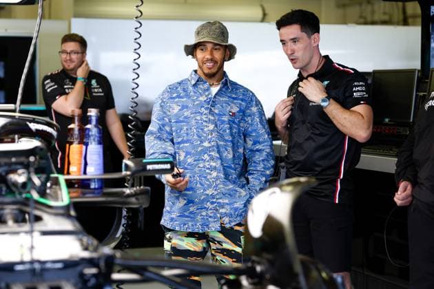 Sport Bilder des Tages 44 Lewis Hamilton (GBR, Mercedes-AMG Petronas F1 Team), F1 Grand Prix of Mexico at Autodromo Hermanos Rodriguez on October 26, 2023 in Mexico City, Mexico. (Photo by HOCH ZWEI) Mexico City Mexico