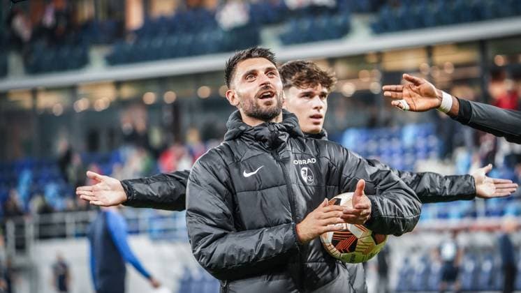 Vincenzo Grifo ( 32 SC Freiburg ) 26.10.2023; Backa Topola, Serbien - FK TSC Backa Topola vs. SC Freiburg - UEFA EUROPA LEAGUE 2023 2024 TSC Arena Backa Topolya, Fussball, Herren