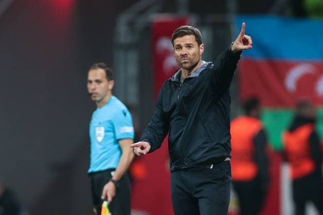 26.10.2023, Fussball, Saison 2023 2024, UEFA Europa League, Gruppenphase, 3. Spieltag, Bayer 04 Leverkusen - Qarabag Agdam, Cheftrainer Xabi Alonso (Bayer 04 Leverkusen), Leverkusen BayArena NRW Deutschland xRHR-FOTO DEx Copyright: DennisxEwert RHR-FOTOx RHR-FOTO DE