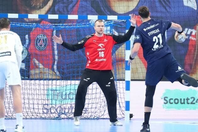 Tomas Mrkva (THW Kiel) HANDBALL : Paris Saint-Germain HB vs THW Kiel - Machineseeker EHF Champions League - 6eme journee - 26 10 2023 KevinDomas Panoramic 