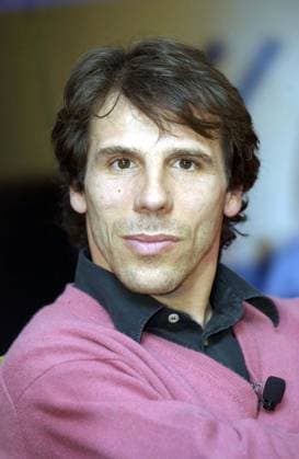KICK IT OUT ANTI-RACISM CAMPAIGN LONDON - 05.03.2003 A new anti-racism campaign was launched at Stamford Bridge football stadium today (05.03.2003). Foreign players joined organisers UEFA and the Kick It Out pressure group to voice their opinions to the Unite Against Racism campaign. PHOTO SHOWS: Footballer GIANFRANCO ZOLA, Credit:Photoshot Avalon United Kingdom  Copyright: xPhotoshotx xAvalonx 0504328696